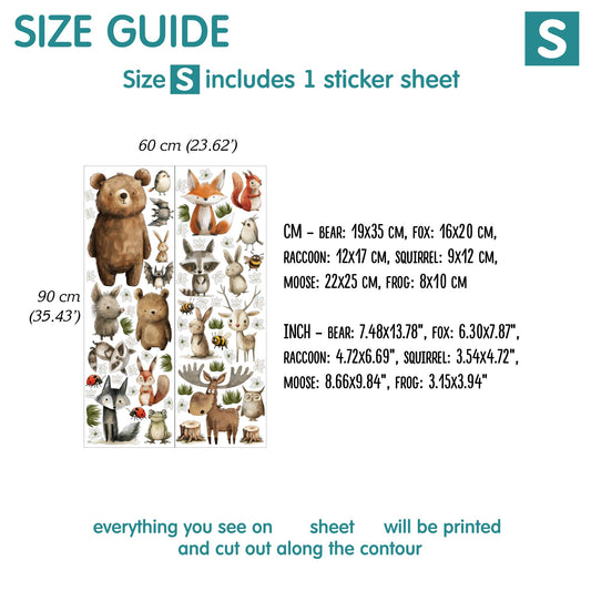 Forest Wall decals 9.0