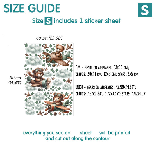 Bears Wall Decals 8.0