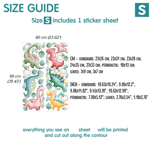 Dino Wall Decals 3.0