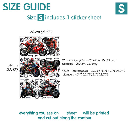 Motorcycles Wall decals