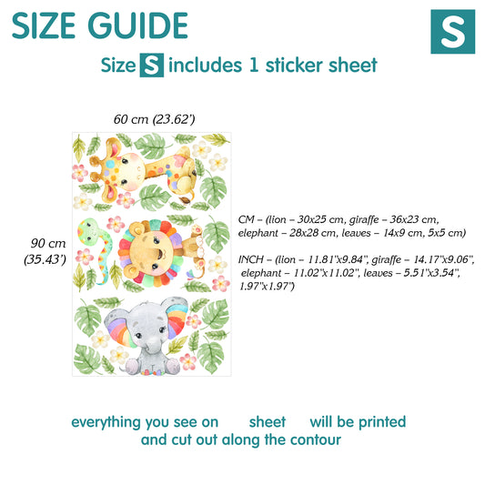 Africa Wall decals 13.0