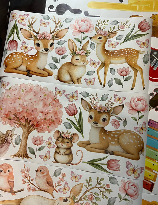 Woodland Animal Wall Decals 5.66