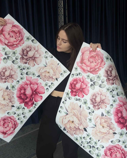 Peonies Wall Decals 22.14