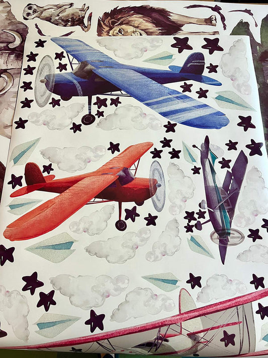 Airplane Wall Decals 9.1