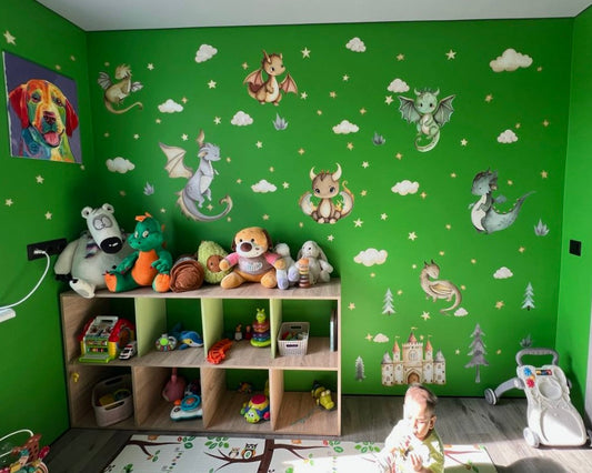 Dragons Wall Decals 14.4