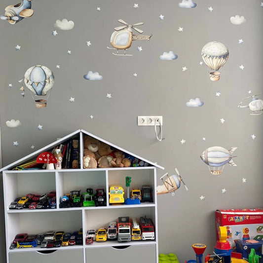 Hot Air Balloons Wall Decals 2.11