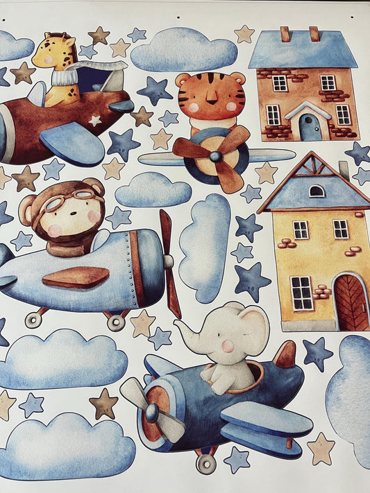 Airplane Wall Decals 7.18