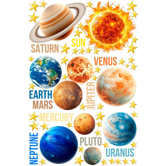 Solar System Wall Decals 11.0