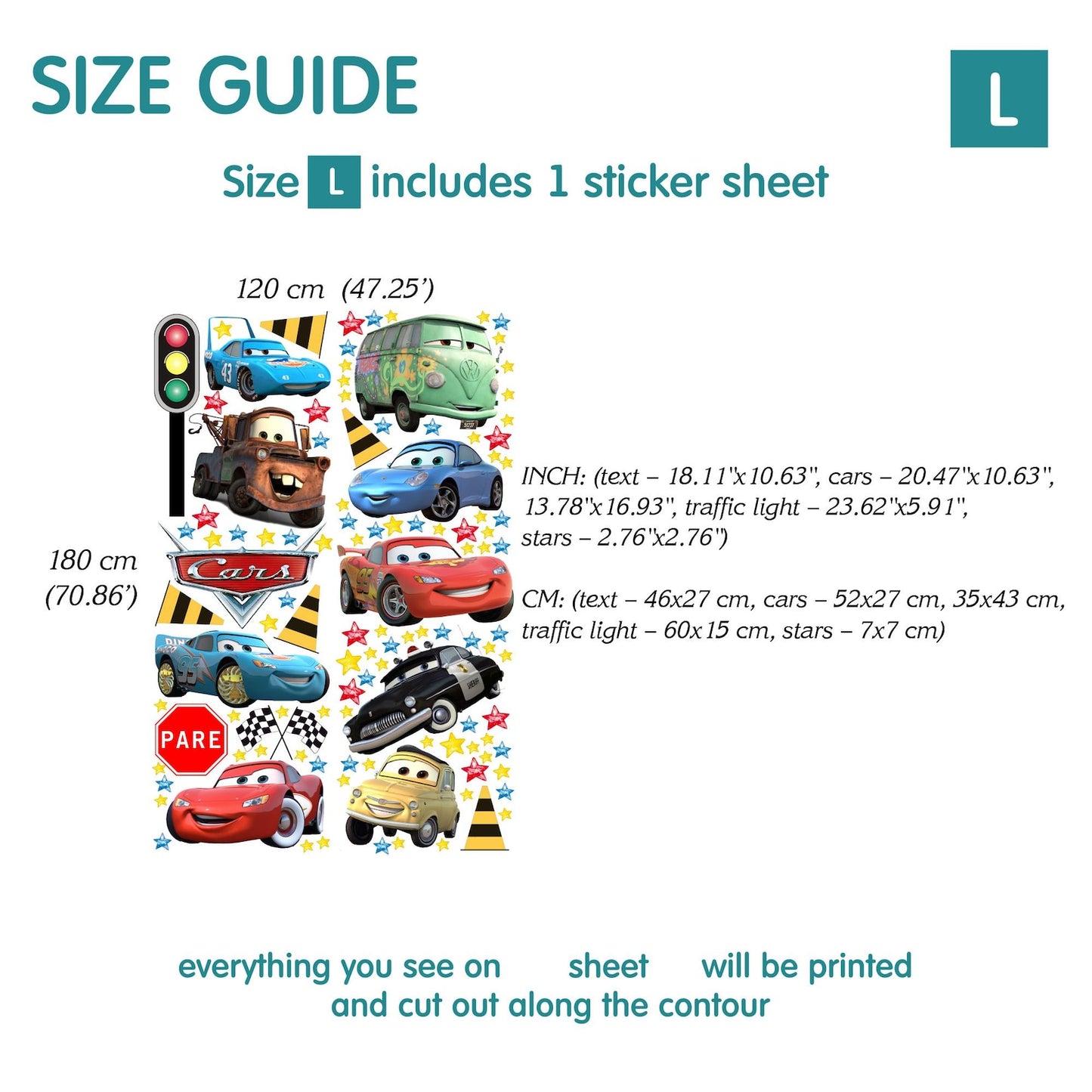 McQueen Cars Wall Decals (2.0)