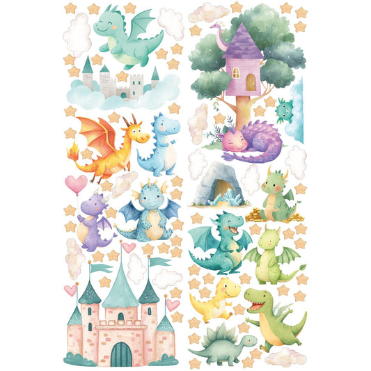 Dragons Wall decals 14.33