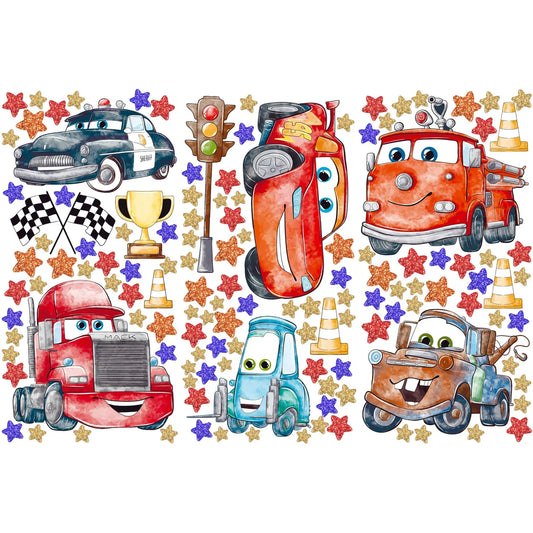 Cars Wall Decal 99.2