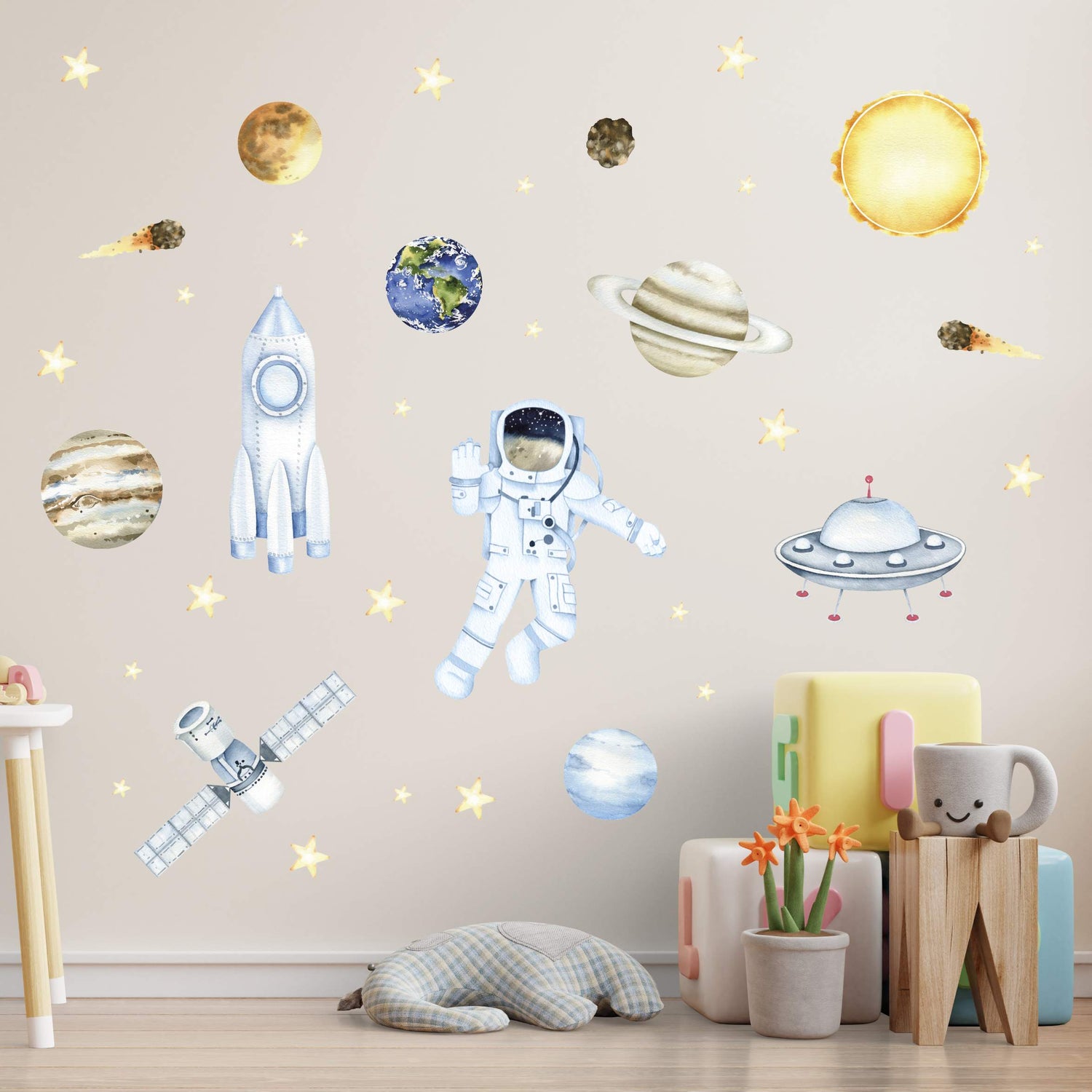 Space wall decals