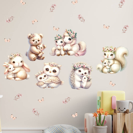 Cute animals Wall Decals
