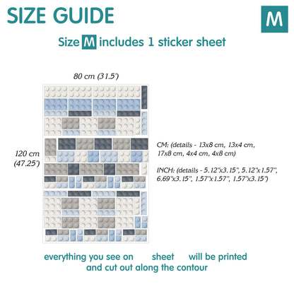 Building Block Wall decals