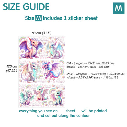 Dragons Wall Decals 2.20