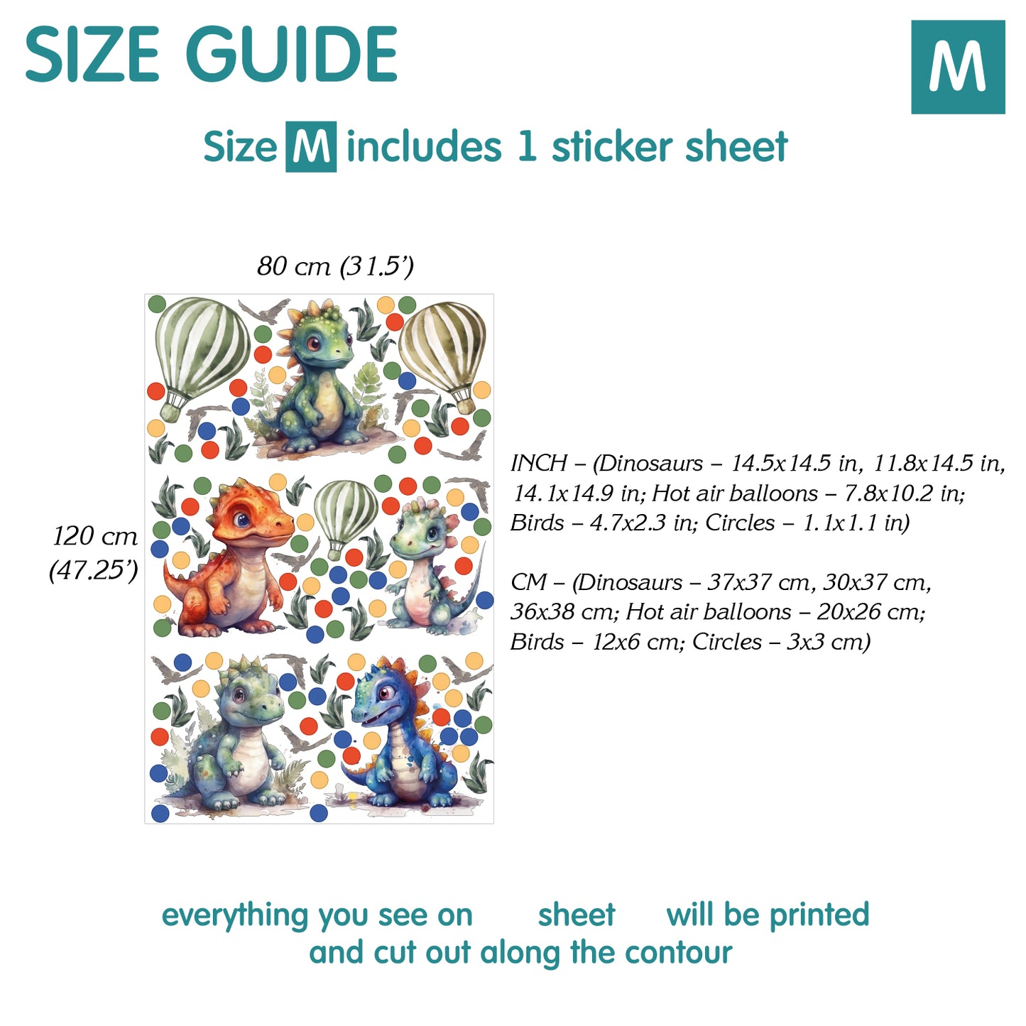 Dino Wall Decals 44.1