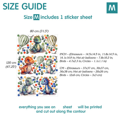 Dino Wall Decals 44.1