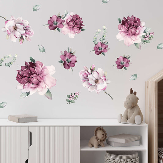 Peonies Wall Decals 2.14