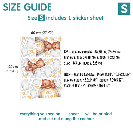 Bears Wall Decals 7.0