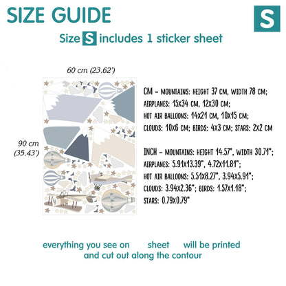 Mountains Wall Decals 2.0