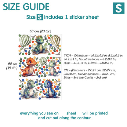 Dino Wall Decals 44.1