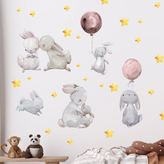 Bunnies Wall decals 11.0