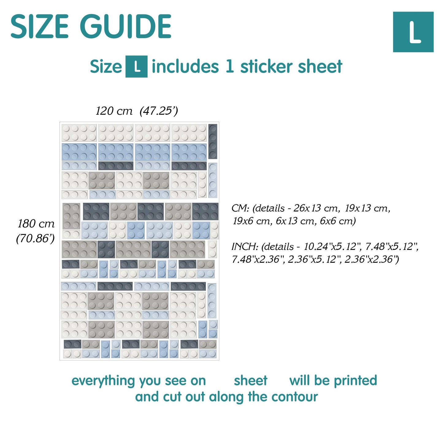 Building Block Wall decals