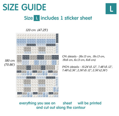 Building Block Wall decals