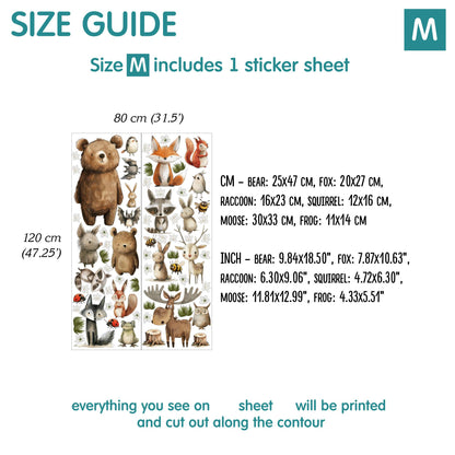 Forest Wall decals 9.0