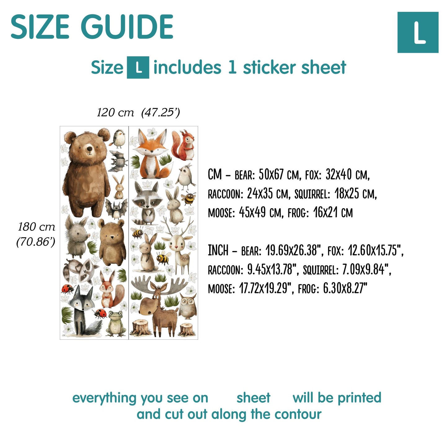 Forest Wall decals 9.0