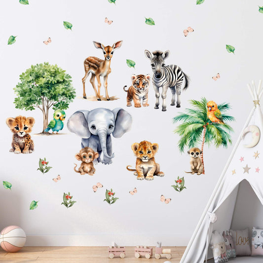 Savanna animals Wall Decals 4.0