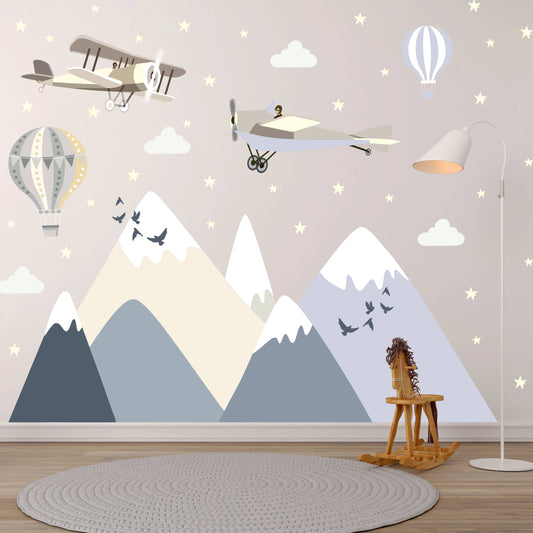 Mountains Wall Decals 2.0