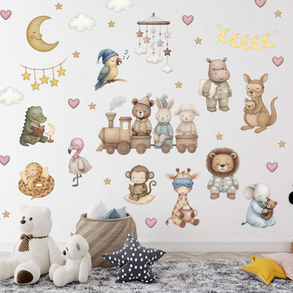 Sleepy Animals Wall decals (13.11)