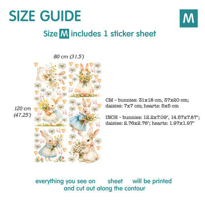 Bunnies Wall Decals 55.61