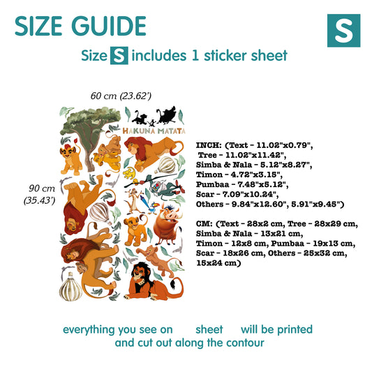 Africa Wall decals (25.11)