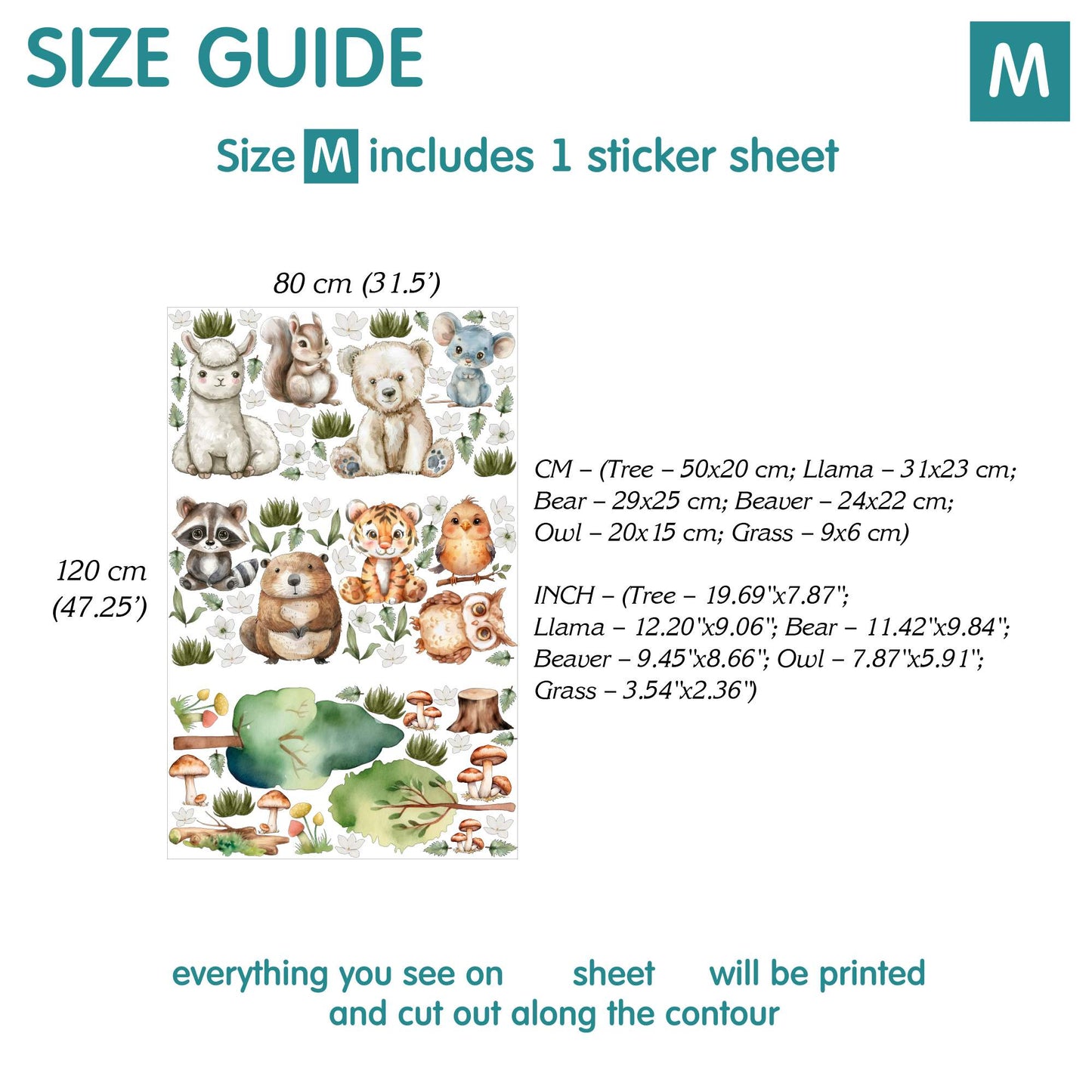 Animals Wall Decals 9.2