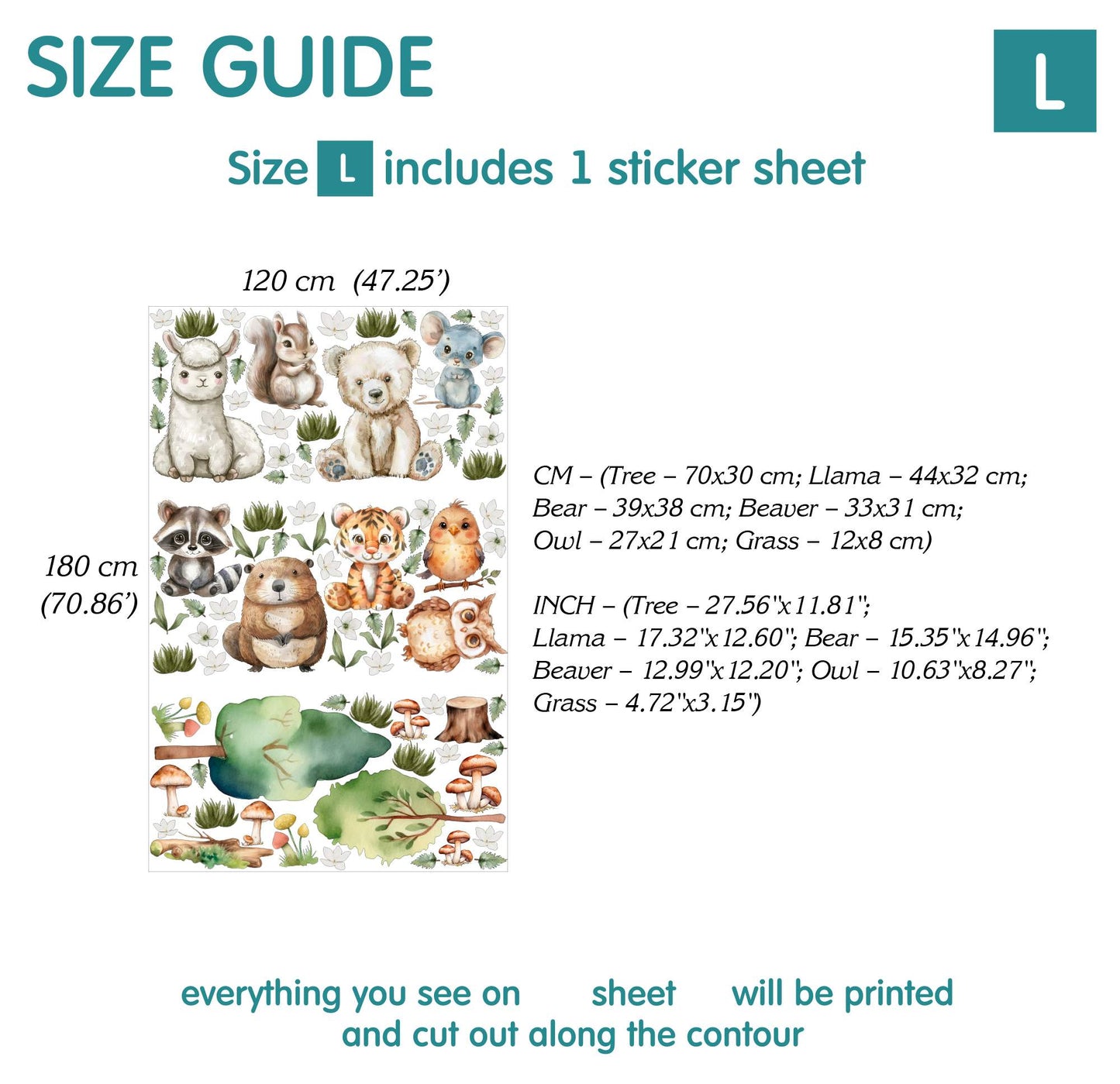 Animals Wall Decals 9.2