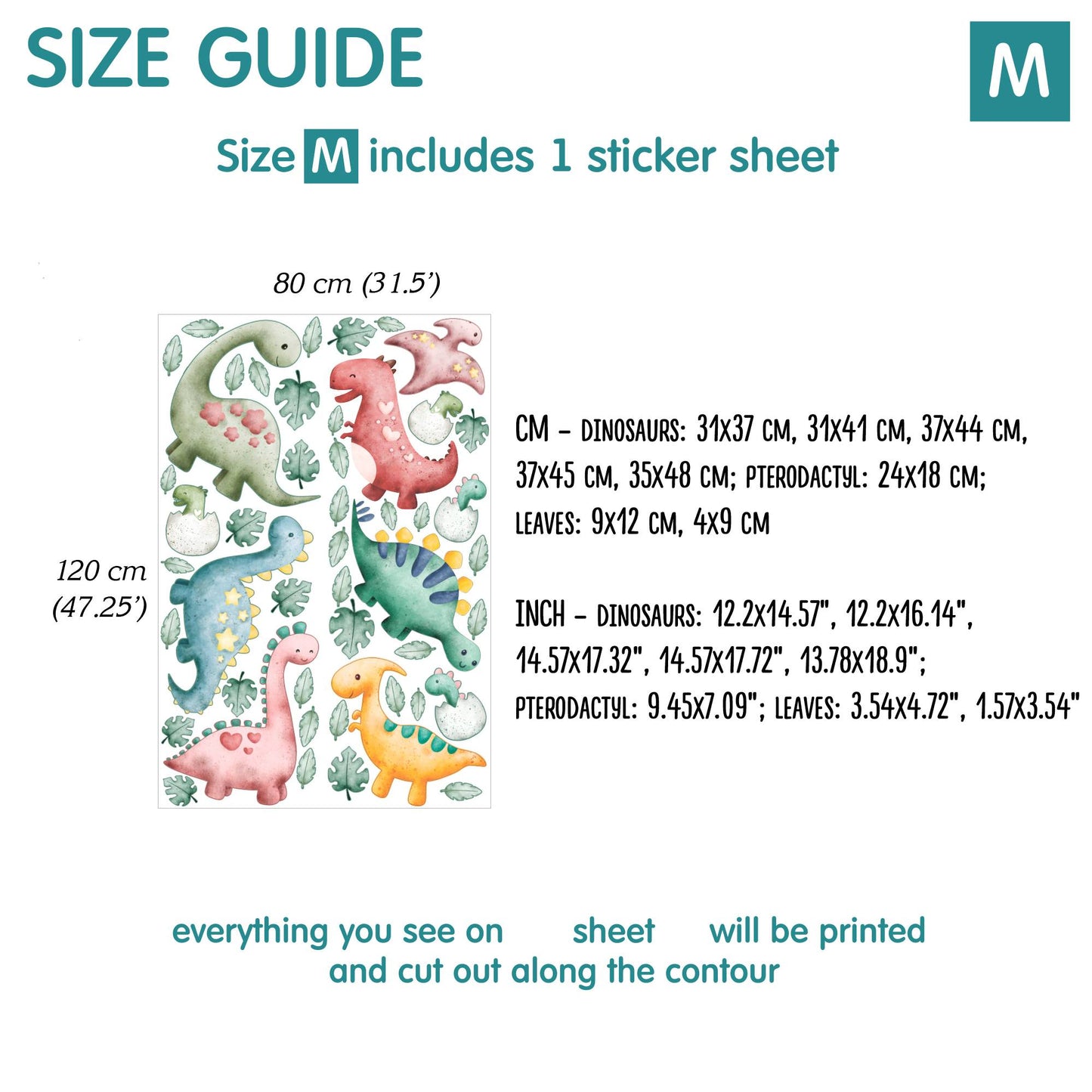 Dino Wall Decals 3.0