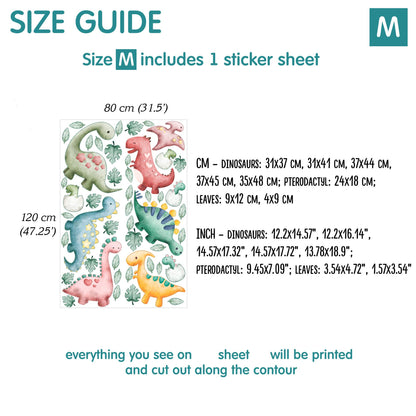 Dino Wall Decals 3.0