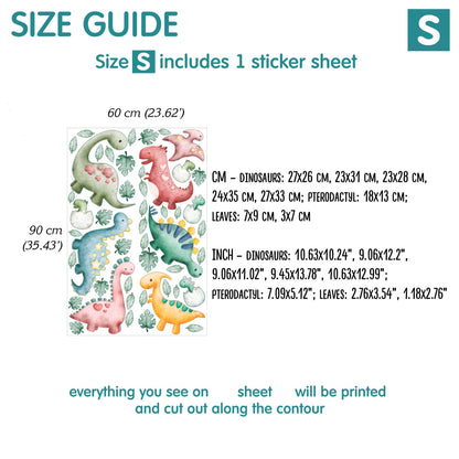 Dino Wall Decals 3.0