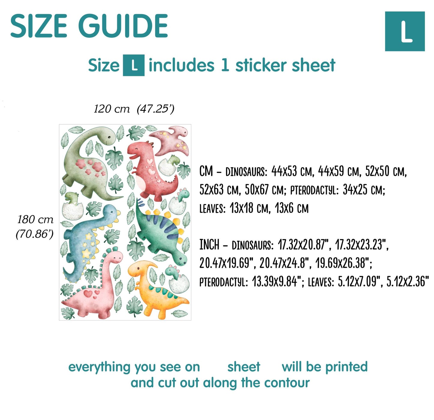 Dino Wall Decals 3.0