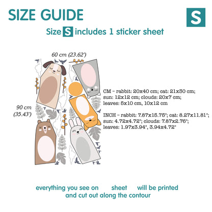 Animals Wall decals 9.6