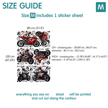 Motorcycles Wall decals