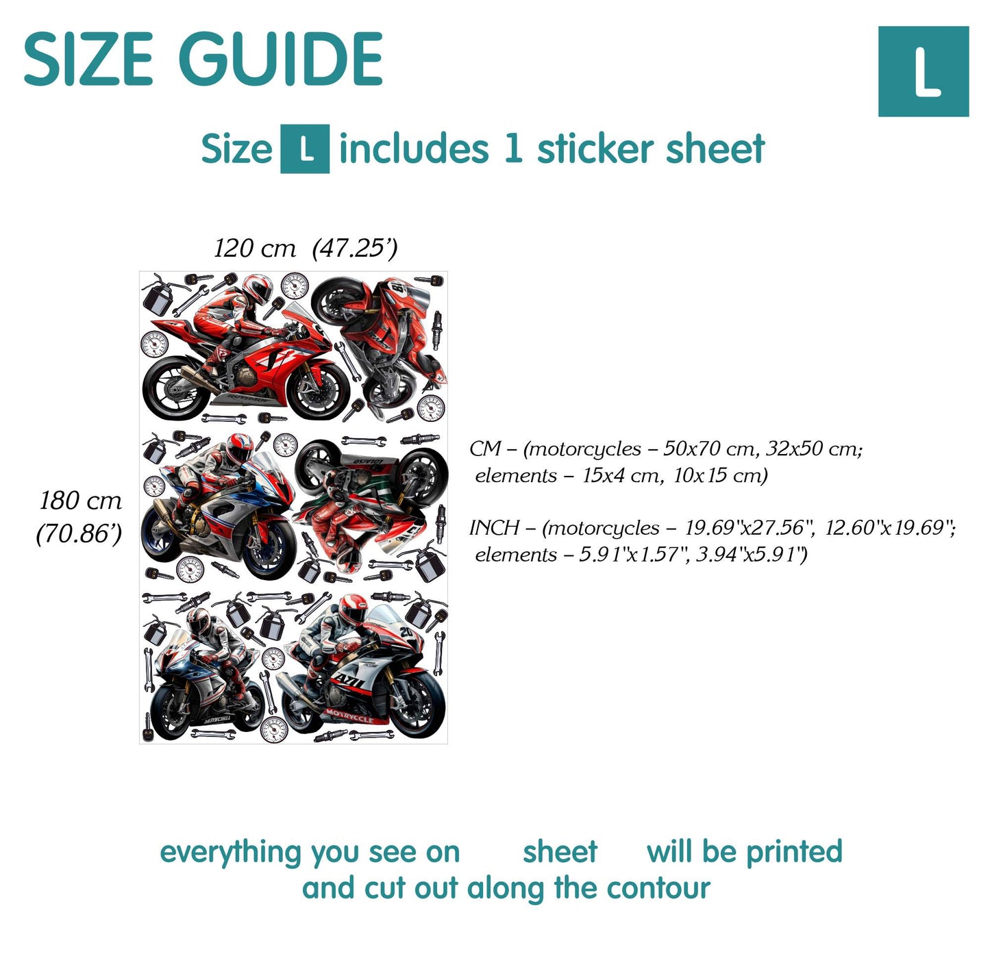 Motorcycles Wall decals