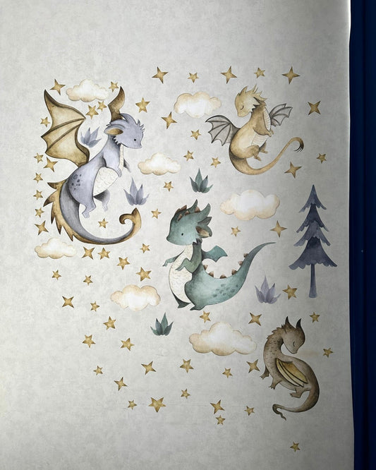 Dragons Wall decals 4.3