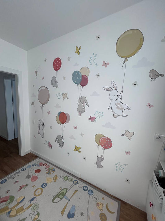Bunnies Wall Decals 11.0