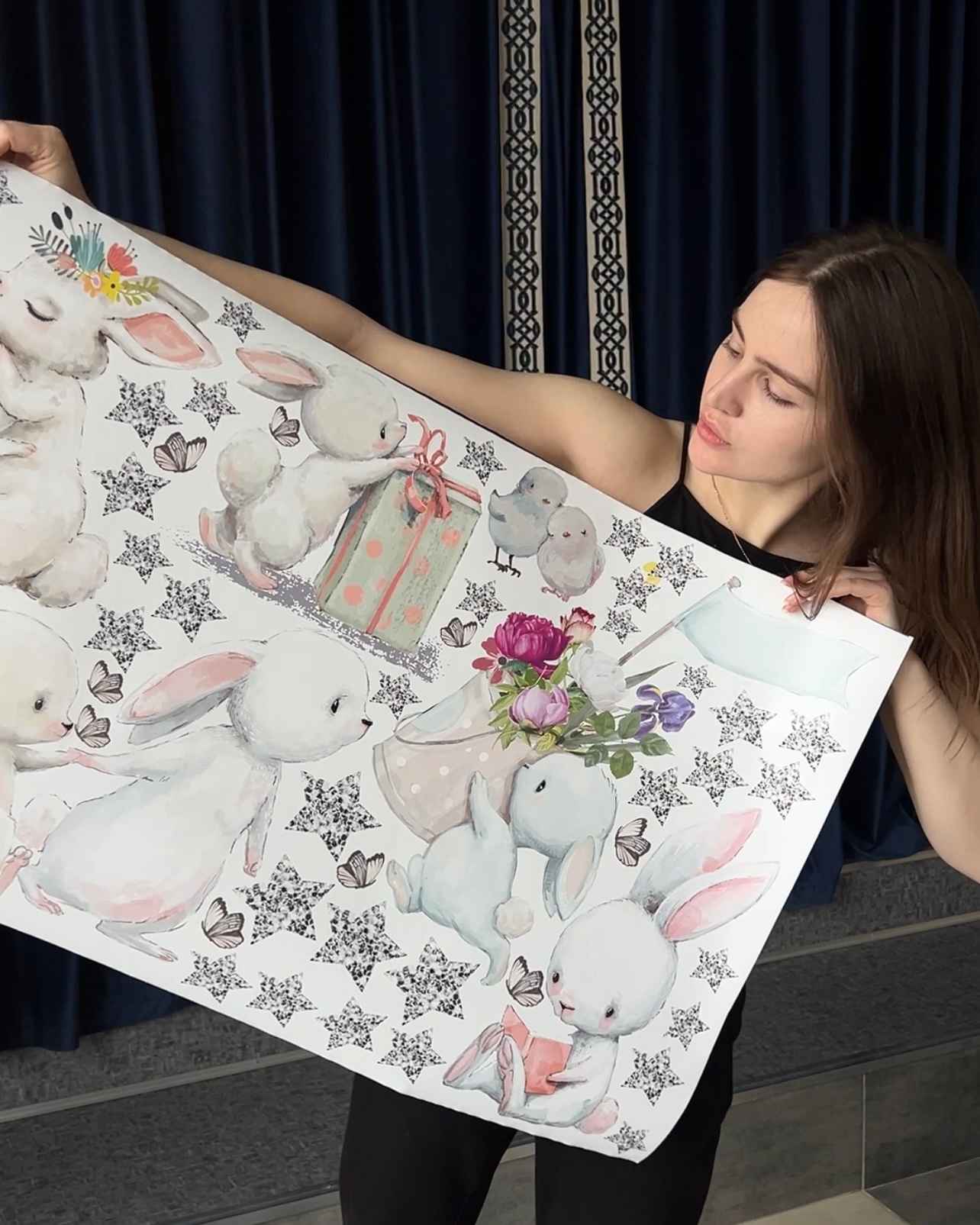 Bunnies Wall Decals 7.26