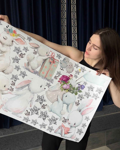 Bunnies Wall Decals 7.26