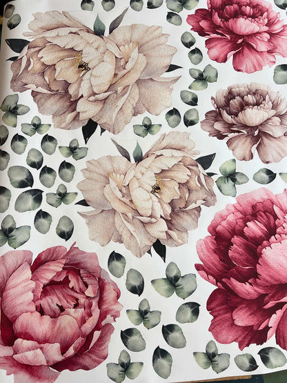 Peonies Wall Decals 22.14
