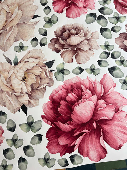 Peonies Wall Decals 22.14